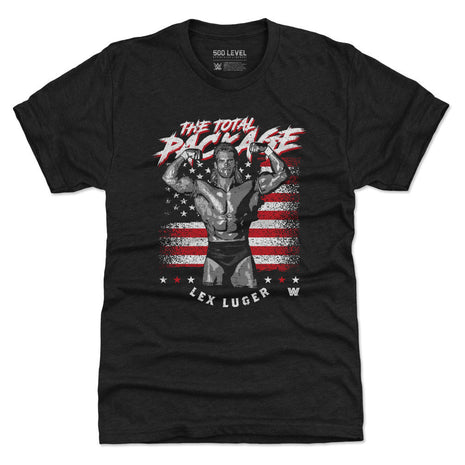 Lex Luger American Flag WWE Men's Premium T-Shirt