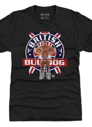British Bulldog Flag Pose Men's WWE Premium T-Shirt
