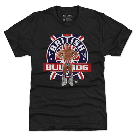 British Bulldog Flag Pose WHT