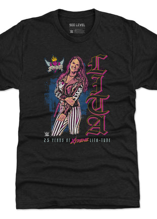 Lita 25th Anniversary Vertical WWE Men's Premium T-Shirt