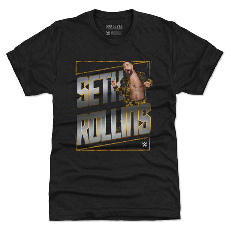 Seth Rollins Gold WWE Men's Premium T-Shirt