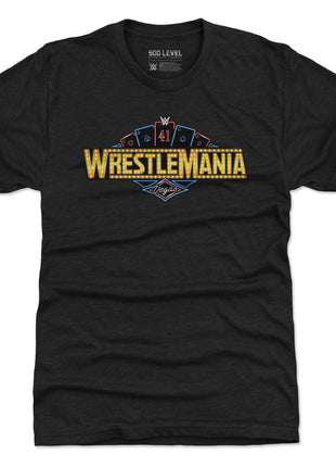 Wrestlemania 41 Las Vegas Logo WHT