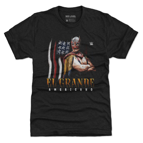 El Grande Americano WWE Flag Grunge Men's WWE Premium T-Shirt