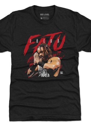 Jacob Fatu Name Grunge WHT