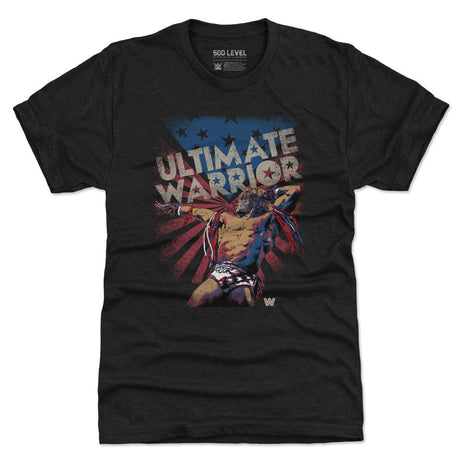 Ultimate Warrior American Flag WWE Men's Premium T-Shirt