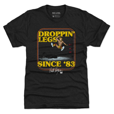 Camiseta premium de la WWE para hombre: Hulk Hogan "Bajando las piernas desde el 83"