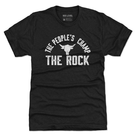 The Rock The People's Champ Logo WHT