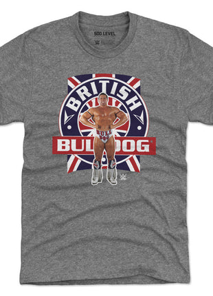 British Bulldog Flag Pose Men's WWE Premium T-Shirt