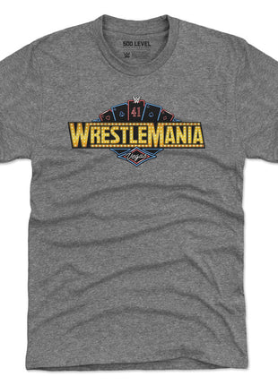 Wrestlemania 41 Las Vegas Logo WHT