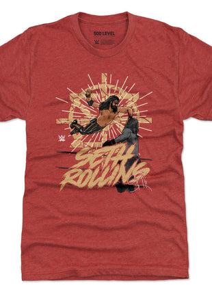 Seth Rollins Flying WWE Men's Premium T-Shirt