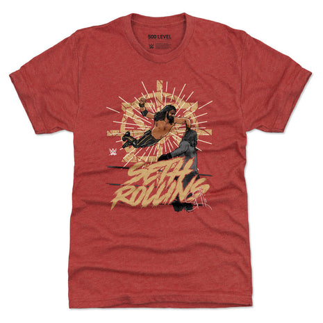 Seth Rollins Flying WWE Men's Premium T-Shirt