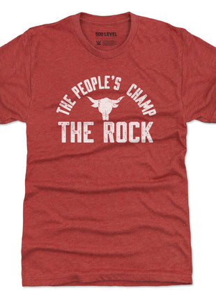 The Rock The People's Champ Logo WHT