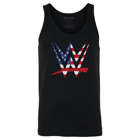 WWE Logo American Flag Men's WWE Tank Top