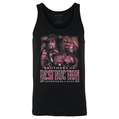 Undertaker & Kane Brothers Of Destruction Vintage Men's WWE Tank Top