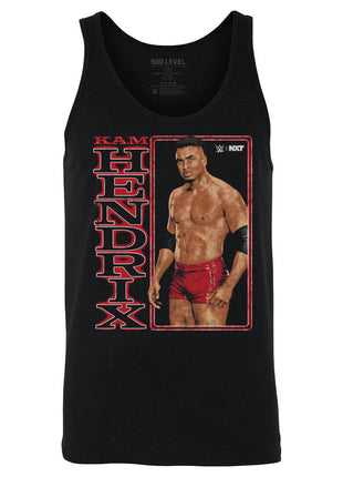 Kam Hendrix WWE Vertical Name Men's WWE Tank Top