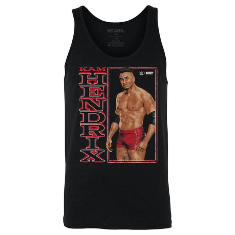 Kam Hendrix WWE Vertical Name Men's WWE Tank Top