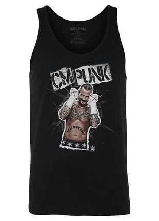 CM Punk Grunge Men's WWE Tank Top