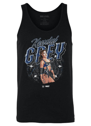 Kendal Grey Superstar Name Men's WWE Tank Top