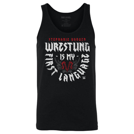 Stephanie Vaquer First Language Men's WWE Tank Top