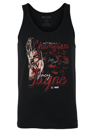 Jacy Jayne WWE NXT Women's Champion Grunge Men's WWE Tank Top