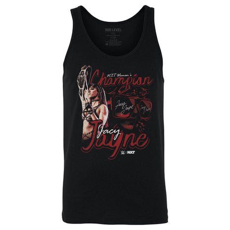 Jacy Jayne WWE NXT Women's Champion Grunge Men's WWE Tank Top