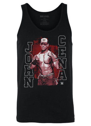 John Cena Red Monochrome WWE Men's Tank Top