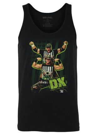 D-Generation X Flag Pose Men's WWE Tank Top