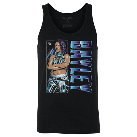 Bayley WWE Vertical Name Men's WWE Tank Top