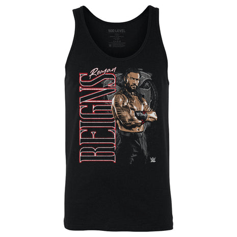 Roman Reigns WWE Vertical Name Men's WWE Tank Top