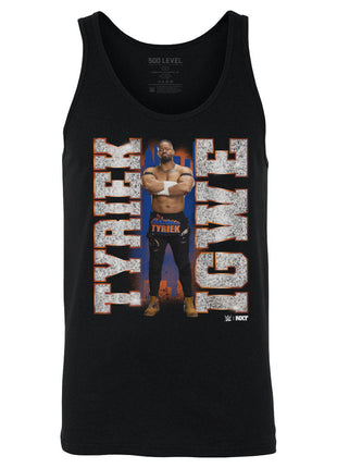 Tyriek Igwe WWE Vertical Name Men's WWE Tank Top