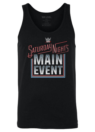 WWE Saturday Night's Main Event 2024 Logo Men's WWE Tank Top