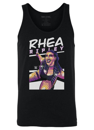 Rhea Ripley Illustration Men's WWE Tank Top