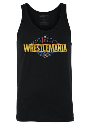 Wrestlemania 41 Las Vegas Logo WHT