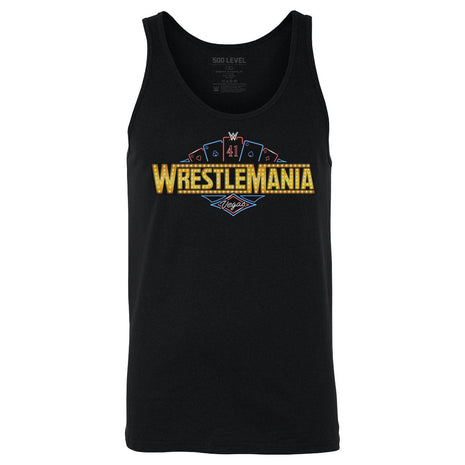 Wrestlemania 41 Las Vegas Logo WHT