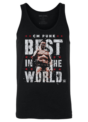 CM Punk Best In The World Vector Men's WWE Tank Top