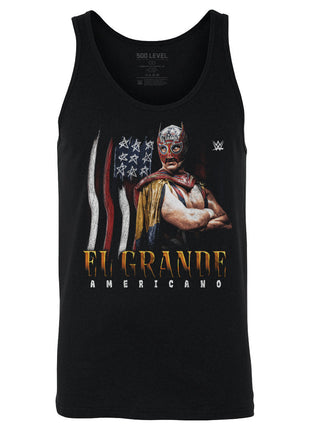 El Grande Americano WWE Flag Grunge Men's WWE Tank Top