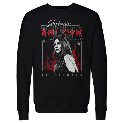 Stephanie Vaquer La Primera Flames Men's WWE Crewneck Sweatshirt