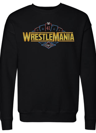 Wrestlemania 41 Las Vegas Logo WHT