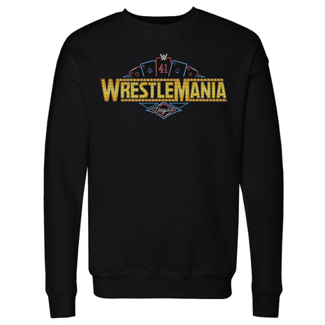 Wrestlemania 41 Las Vegas Logo Men's WWE Crewneck Sweatshirt