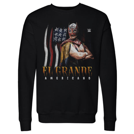 El Grande Americano WWE Flag Grunge Men's WWE Crewneck Sweatshirt
