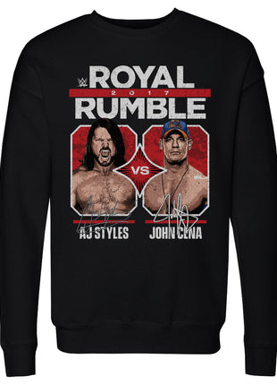 John Cena Vs A.J. Styles Royal Rumble 2017 WHT