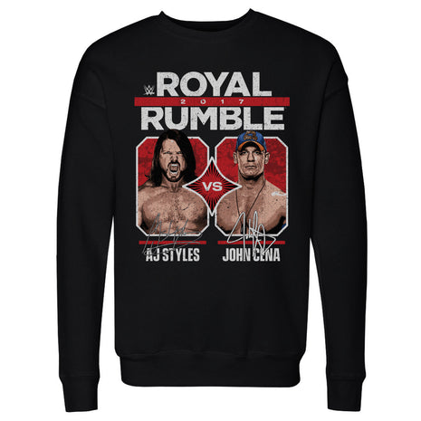 John Cena Vs A.J. Styles Royal Rumble 2017 WHT