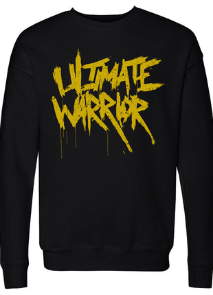 Ultimate Warrior Name Grunge WHT