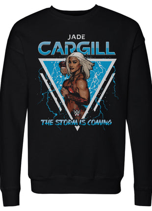 Jade Cargill Storm Is Coming Men's WWE Crewneck Sweatshirt