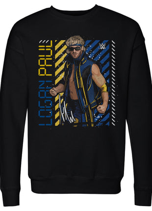 Logan Paul Gritty Pose Men's WWE Crewneck Sweatshirt