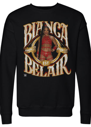 Bianca Belair Name EST WWE Men's Crewneck Sweatshirt