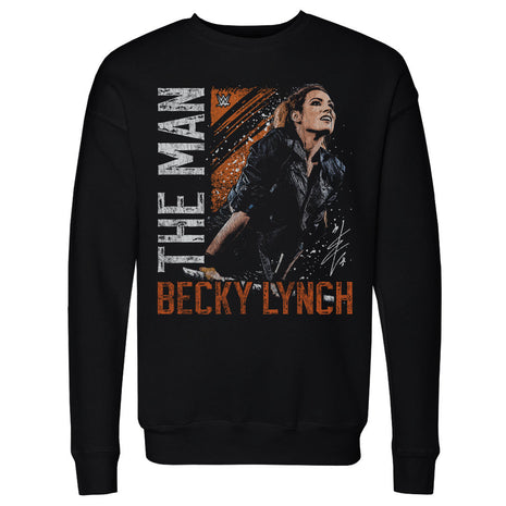 Becky Lynch Gritty Men's WWE Crewneck Sweatshirt