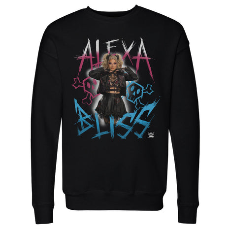 Alexa Bliss Skulls Men's WWE Crewneck Sweatshirt