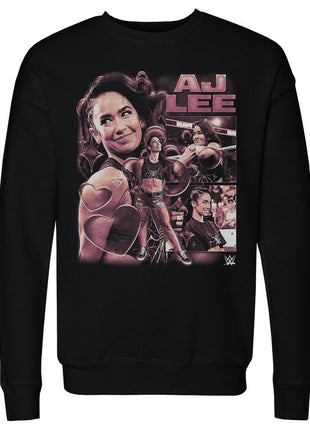 AJ Lee Vintage Men's WWE Crewneck Sweatshirt