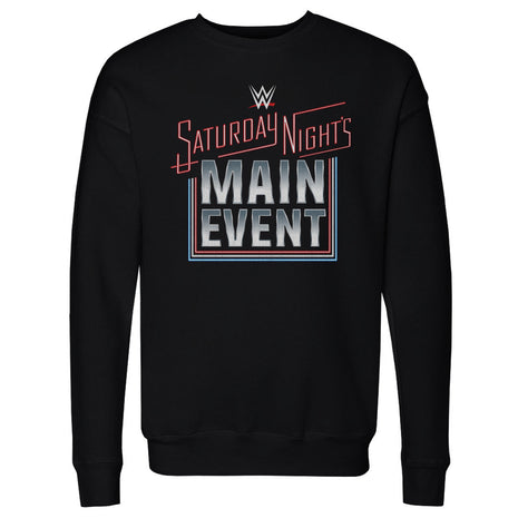 WWE Saturday Night's Main Event 2024 Logo Men's WWE Crewneck Sweatshirt